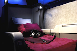 Qatar Airways First Class cabin